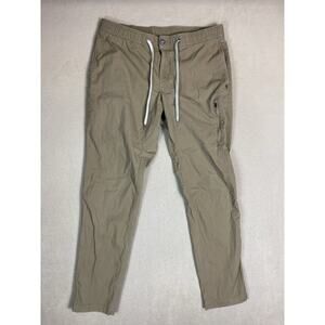 Vuori Pants‎ Mens Large Brown Ripstop Cotton Jogger Pant Hiking Preppy Adult